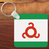 イングーシ国旗 キーホルダー (正面)