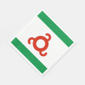 イングーシ国旗 スタンダードランチョンナプキン (角)