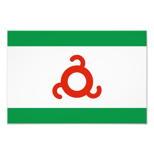 イングーシ国旗 フォトプリント           