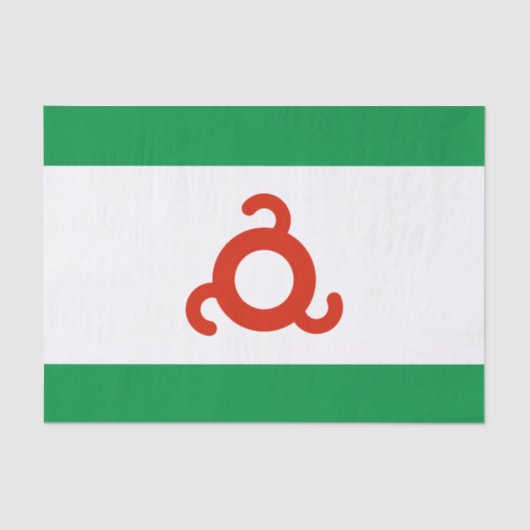 イングーシ国旗 薄葉紙 (正面)