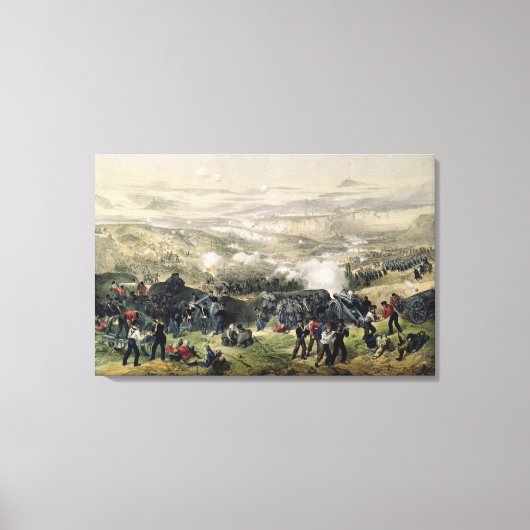 インケルマンの戦い(1855年11月5日) キャンバスプリント (正面)