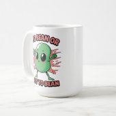 インゲンであるべきか、そうでないべきか コーヒーマグカップ (正面左)