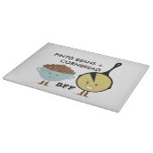 インゲンマメ及びコーンブレッドBFFのまな板 カッティングボード (角)