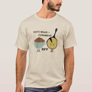 インゲンマメ + コーンブレッドBFFのおもしろTシャツ Tシャツ