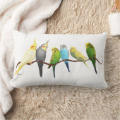 インコおよびCockatiels ランバークッション (ブランケット)