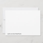 インコがパズル迷路の誕生日招待状に悩む 招待状 (裏面)