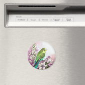 インコと花 マグネット (インサイチュ (食洗機))