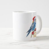 インコのクリスマス ジャンボコーヒーマグカップ (正面右)