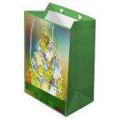 インコのクリスマス ミディアムペーパーバッグ (裏面アングル)