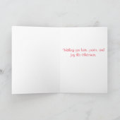 インコのホリデーカード シーズンカード (内部)