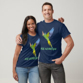 インコの"アイスクリーム" Tシャツ (ユニセックス)