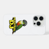インコのDJ iPhoneケース (裏面横)