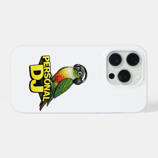 インコのDJ iPhoneケース (裏面横)