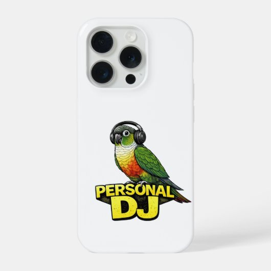 インコのDJ iPhoneケース (裏面)