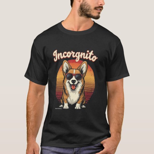 インコグニートコーギー Tシャツ (正面)