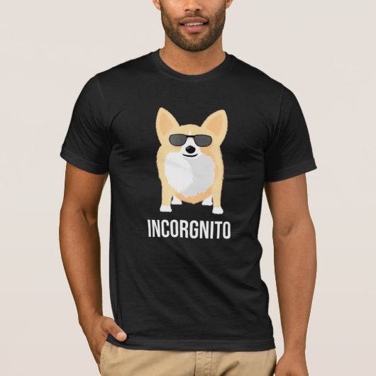 インコグニート コーギー Tシャツ (正面)