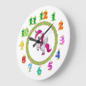 インコ時計 ラージ壁時計 (傾斜)