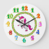 インコ時計 ラージ壁時計 (正面)