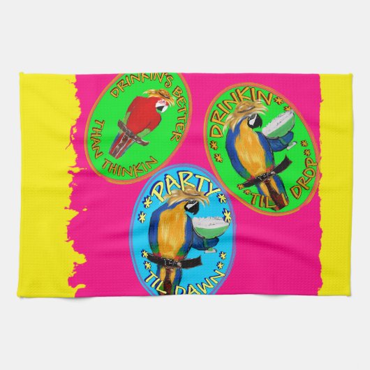 インコ キッチンタオル (横)