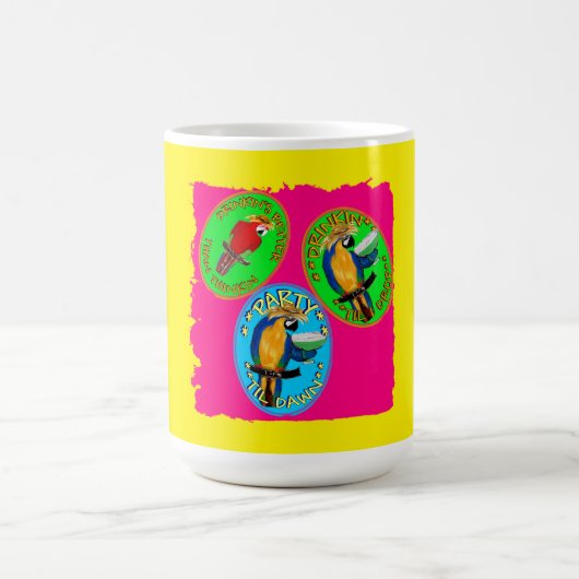 インコ コーヒーマグカップ (中央)