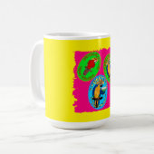インコ コーヒーマグカップ (正面左)