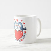 インコ コーヒーマグカップ (正面右)