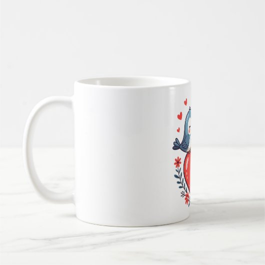 インコ コーヒーマグカップ (左)