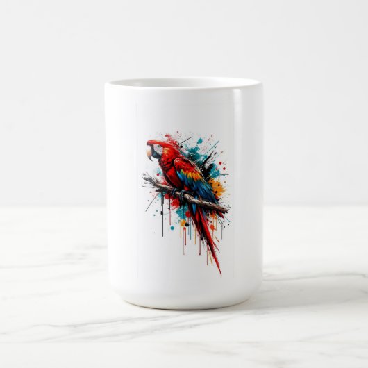 インコ コーヒーマグカップ (中央)