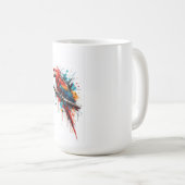 インコ コーヒーマグカップ (正面右)