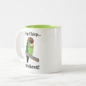 インコ ツートーンマグカップ (正面左)