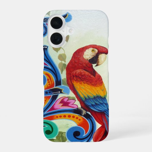 インコ iPhone 16ケース (裏面)
