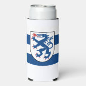 インゴルシュタット州旗，バイエルン州 – ドイツ スリム缶クーラー (Seltzer裏面)