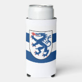 インゴルシュタット州旗，バイエルン州 – ドイツ スリム缶クーラー (Seltzer正面)