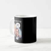 インサイダー取引トランプおもしろい- コーヒーマグカップ (正面左)