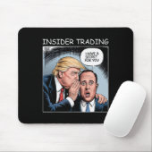 インサイダー取引トランプおもしろい- マウスパッド (マウス)