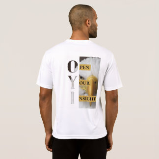 インサイトを開く – メンズミニマルはっきりしたリストTシャツ Tシャツ