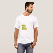 インサイトを開く - メンズ大胆なミニマリストTシャツ Tシャツ (正面フル)