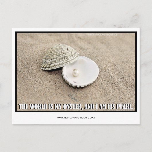 インサイト感動的ポストカード ポストカード (正面)