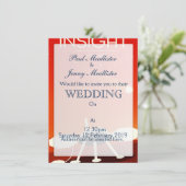 インサイト火星ランダー宇宙アート 招待状 (スタンド正面)