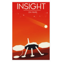 インサイト火星着陸船宇宙アート