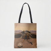 インサイト着陸装置が火星の表面で動作。 トートバッグ (正面)