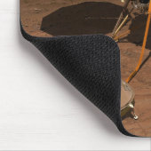 インサイト着陸装置が火星の表面で動作。 マウスパッド (コーナー)