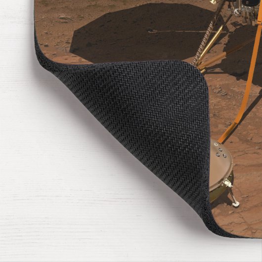 インサイト着陸装置が火星の表面で動作。 マウスパッド (コーナー)