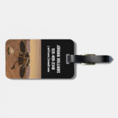 インサイト着陸装置が火星の表面で動作。 ラゲッジタグ (裏面横)