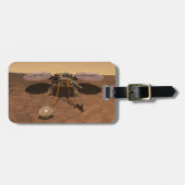 インサイト着陸装置が火星の表面で動作。 ラゲッジタグ (正面横)