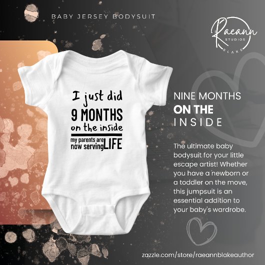 インサイドの9ヶ月 ベビーボディスーツ