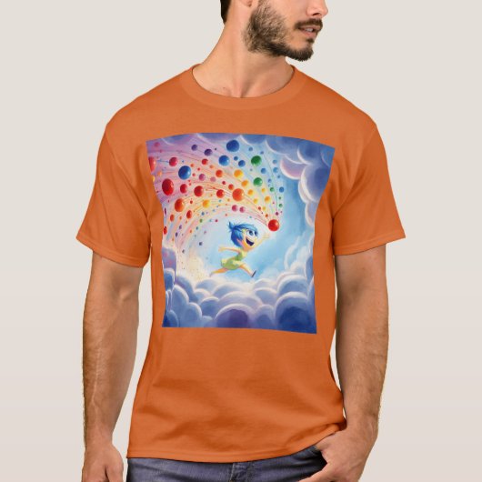 インサイドアウト 喜び ファミリー Tシャツ (正面)