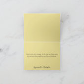 インサイドカラーにマッチする矢の花パーソナライズされた ノートカード (内部)