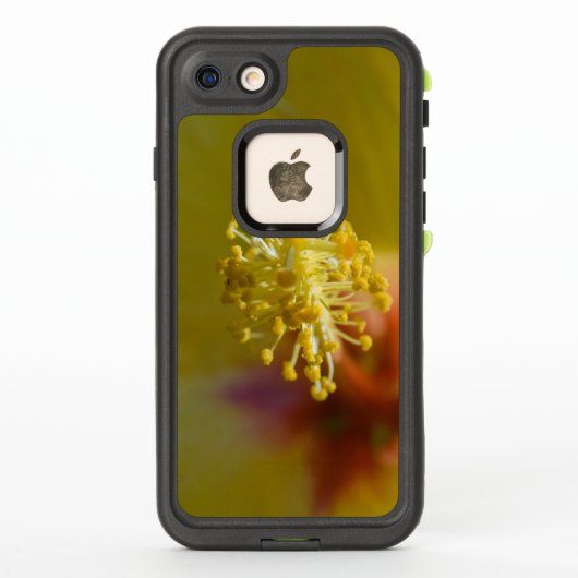 インサイドザゴールデンサンライズイエローハワイアンハイビスカス LifeProof iPhoneケース (裏面)