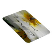 インサイドホワイトリリ結婚ーズパーソナル マグネット (右側)